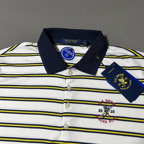 Polo Golf Ralph Lauren Shirt Women Medium Wicking U.S. Open Winged Foot 2020 New