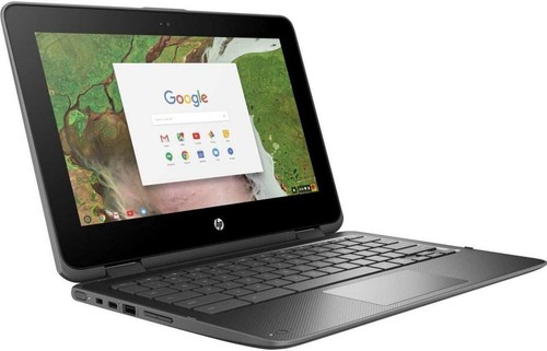 HP Chromebook x360 11 G1 11.6" Intel Celeron N3350 4GB 32GB - Touchscreen - Picture 1 of 8