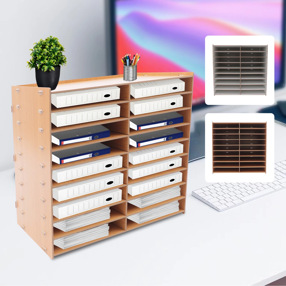Cardboard Literature Organizer