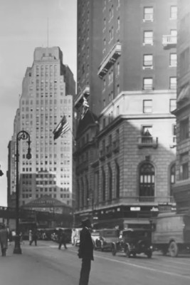 Broadway und 31. St Blick nach Norden New York 1929 historisches 4x6 Foto