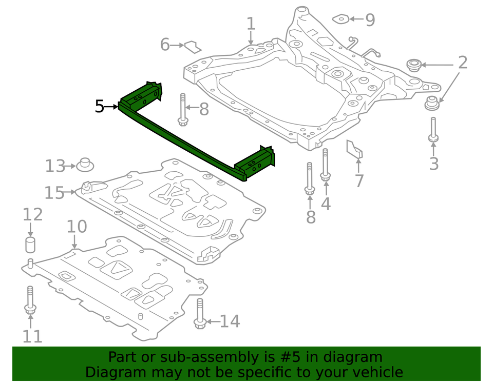 Genuine Volvo Lower Impact Bar 32246766 | eBay