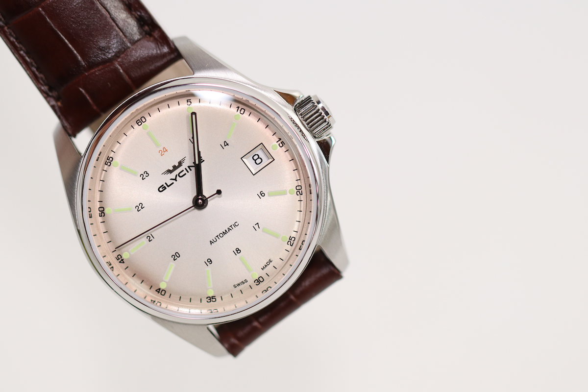 Silver Dial Glycine Gl0112 Automatic 36mm Glycine Combat Classic - Main Image