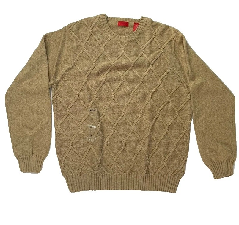 IZOD 棕色毛衣男