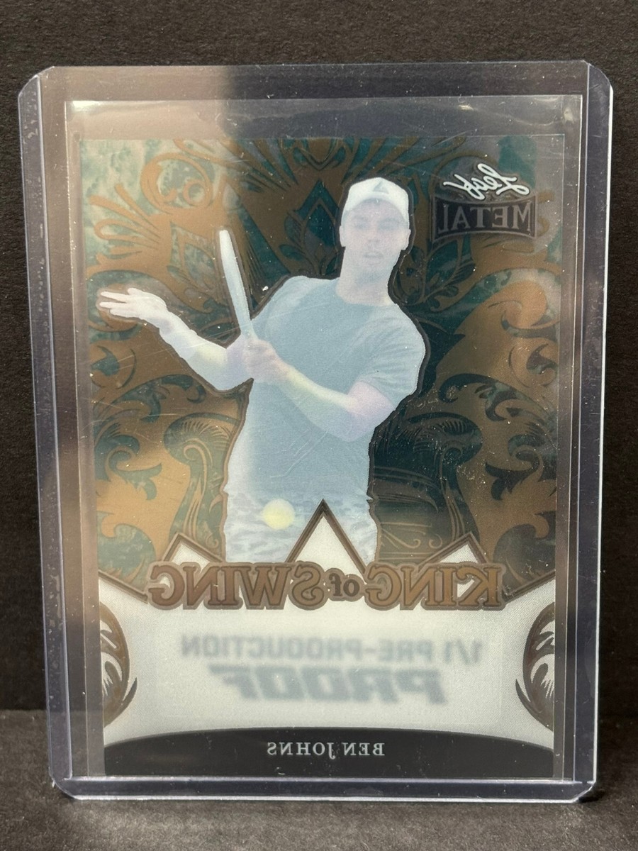 2024 Leaf TEAL CLEAR Pre-Production Proof BEN JOHNS Pickleball 1/1