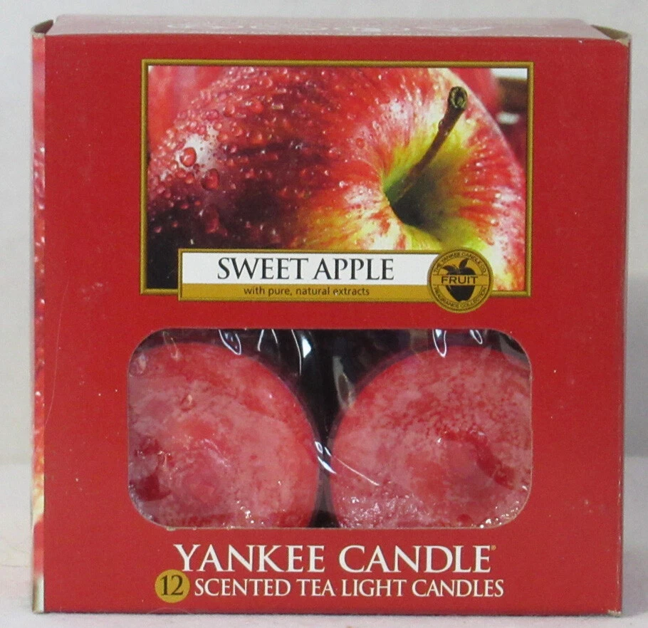 Yankee Candle 12 Scented Tea Light T/L Box Candles SWEET APPLE - Image 3 of 3