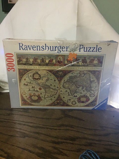 3000 piece Ravensburger Puzzle World Map from 1665 New in ...