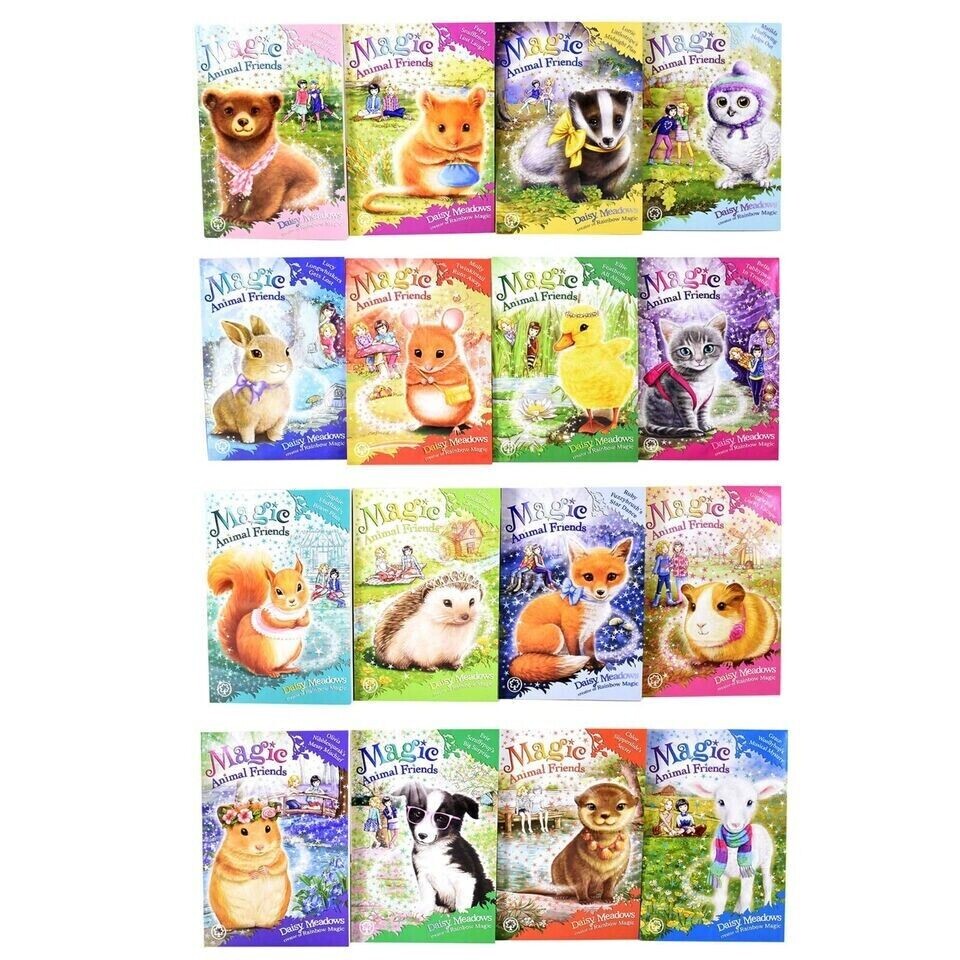 Daisy Meadows Magic Animal Friends Enchanted Animals 16 Books Collection Set