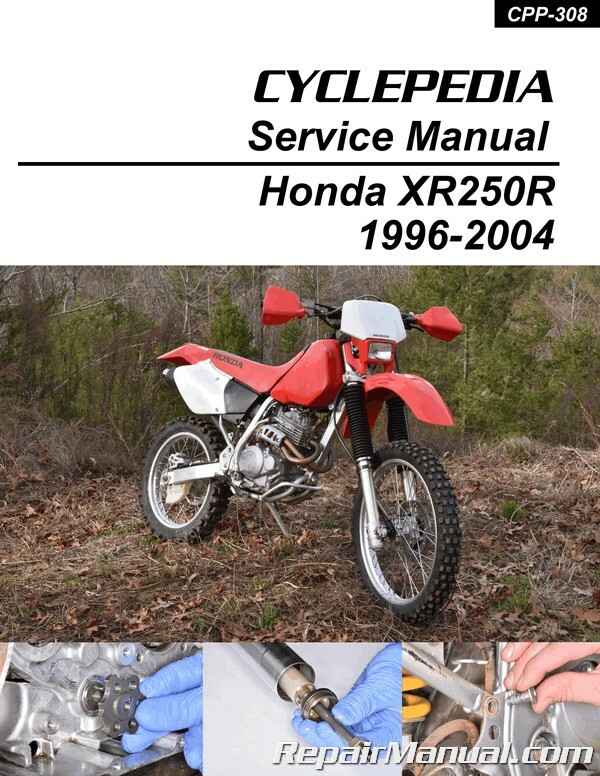 NEW PRINTED BOOK 1996-2004 Honda XR250R XR250 Service Repair Shop