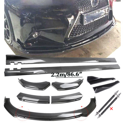 Carbon Fiber Front Bumper Lip Chin Spoiler Splitter For Lexus UX200 UX250h Body
