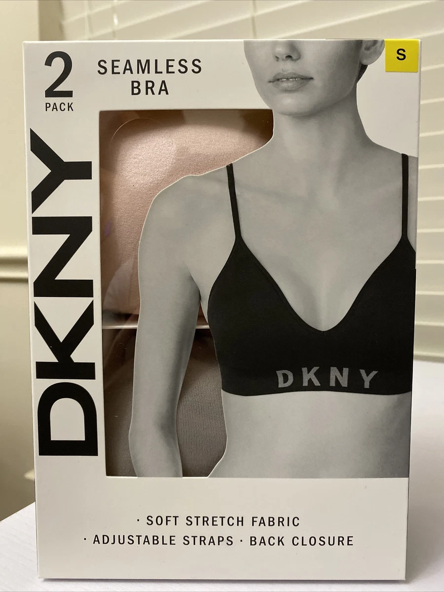 dkny ladies seamless bralette 2 pack