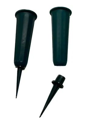 cemetery vase memorial flowers Package of two with a removable spike
