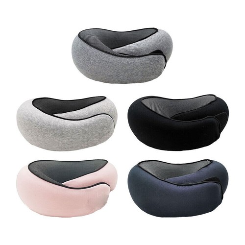 Memory Foam U Shaped Travel Pillow Neck Support Soft Head Rest Plane Car Cushion - Picture 5 of 22
