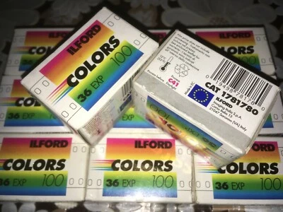 RARA PELÍCULA DE COLORES ILFORD 35 mm 36 pose - caducó 2004 - Imagen 1 de 2