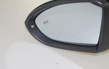 White Driver Side Mirror For Vw Golf Gti Mk7 Mk7.5 Heated Wblind Spot 15-20 Lh