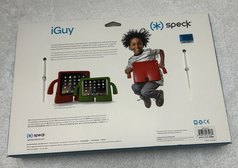 Apple iPad 9.7" Speck iGuy Case for (6th/5th Gen) iPad Air 2/Air 1 Kid Friendly - Image 2 of 4
