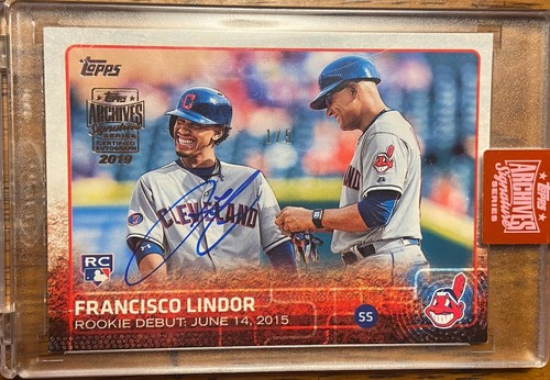 2015 Topps Update Series - Rookie Debut #US286 Francisco Lindor (RC) 1/5