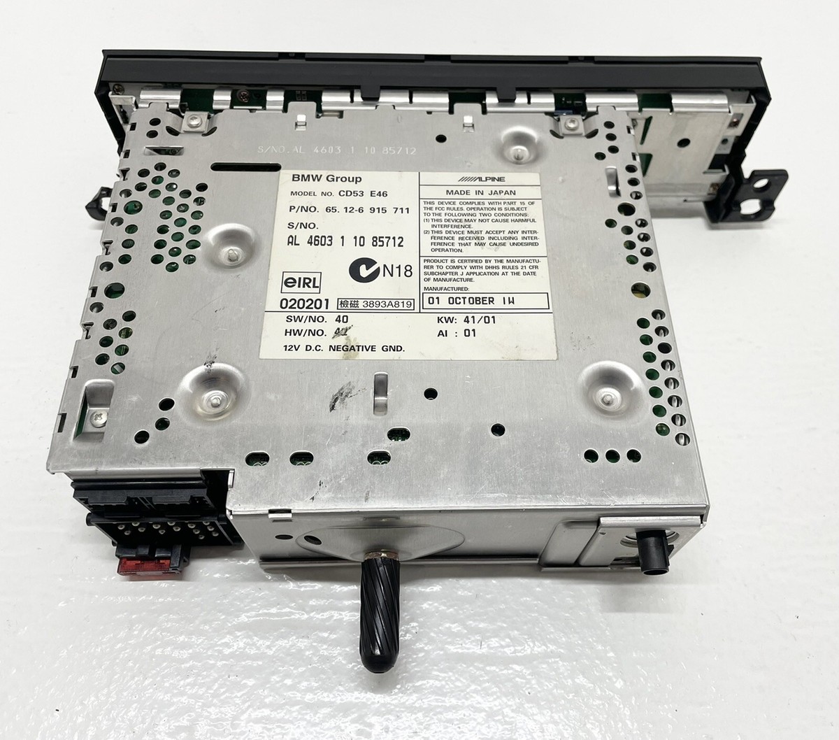 99-06 OEM BMW E46 325xi Alpine CD53 FM AM Business Radio CD Player