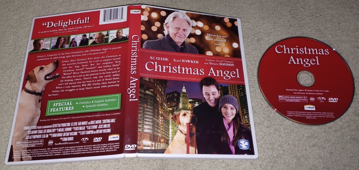 Christmas Angel DVD KC Clyde Kari Hawker Bruce Davison