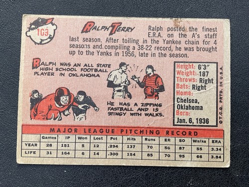 1958 TOPPS BASEBALL CARDS 140-259 PICK CARDS YOU WANT - Picture 115 of 403