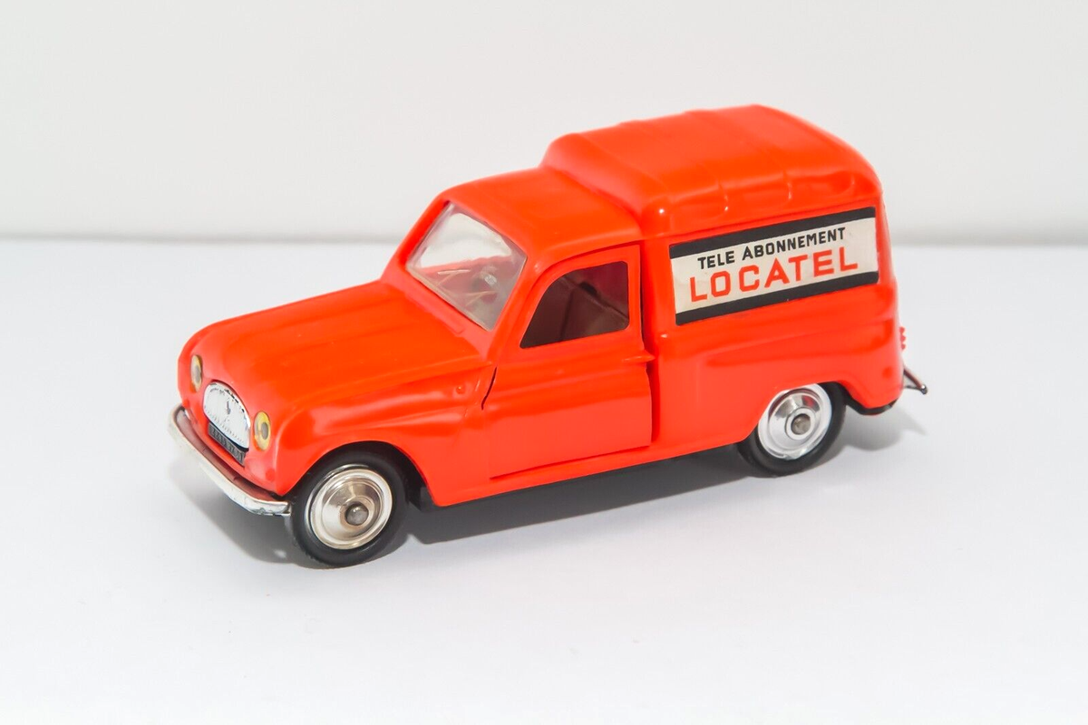 NOREV RENAULT 4L FOURGONNETTE PUBLICITAIRE LOCATEL époque DINKY TOYS MINIALUXE EUR 69,90 - FR