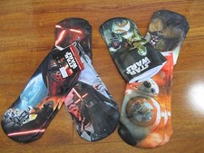 NEW 2 different 3 pack Planet Sox Disney Star Wars Graphic Socks Boys 6-8 24.00