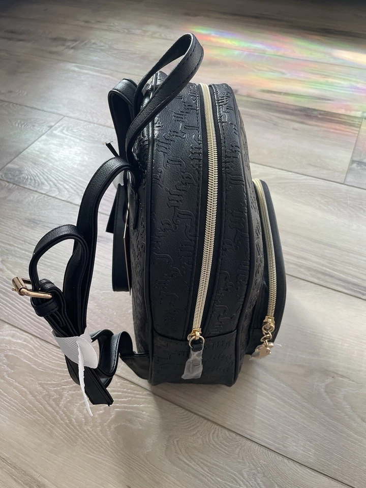 JUICY COUTURE черный солодки полу зачарованный маленький рюкзак сумочка Дамская сумка с Ярлыками - Изображение 3 из 4