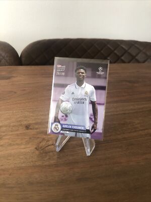 Topps Now Aurelien Tchouameni Signs for Real Madrid - Purple Parallel /99 PS05
