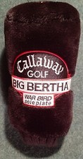 Callaway Golf BIG BERTHA War Bird Sole Plate Driver Headcover #1 Wood Black/Red