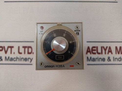 OMRON H3BA Timer 0-5 Min 200/220/240VAC 50/60HZ - Picture 5 of 7