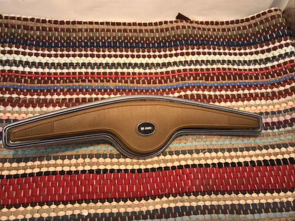 1970 AMC Rebel Steering Wheel Horn Button Black OEM Original Vintage - Image 4 of 4