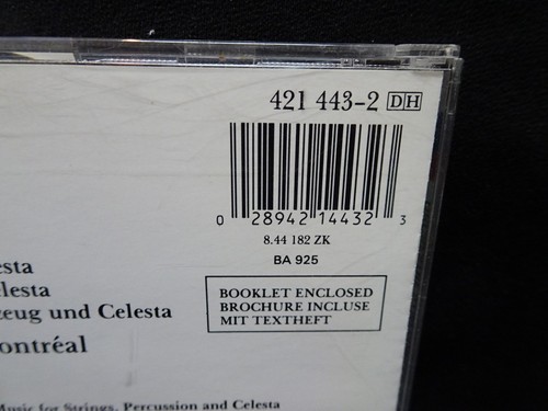 Bartok / Charles Dutoit - Concerto For Orchestra - NM - NEW CASE!!! - Bild 4 von 4