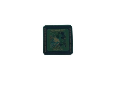 Pin Anstecker 2007 World Scout Jamboree Rainforest Tropical Scout Badge Fast Porto