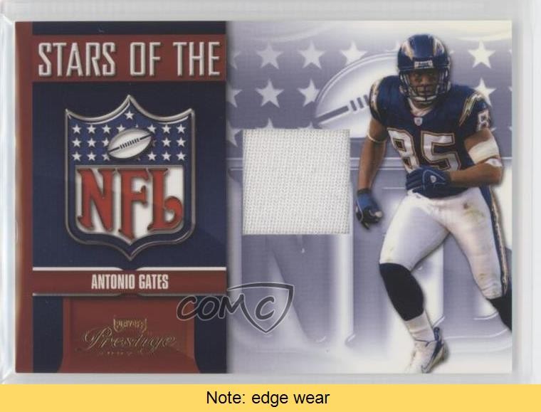 2007 Playoff Prestige Stars of the NFL Materials Antonio Gates HOF READ 0af