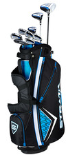 New Strata Golf 12 Piece Complete Set With Bag Regular Flex