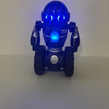 MIP WowWee Toy Coding Rolling Robot Model 0820 Black/Silver Tested Working