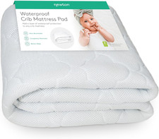 Newton Baby Waterproof Crib Mattress Pad  Ultra-Breathable Quilted Layer for Co