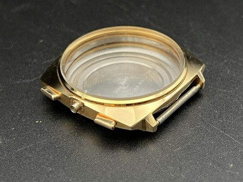 Boîtier NOS Lip Geneve chronographe valjoux 7730 plaqué or parfait breitling - Imagen 5 de 7