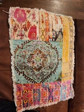 World Market Haveli Placemat Set 2 Patchwork Persian Rug Theme Placemats 13 X 19