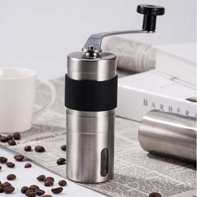 Manuelle Edelstahl Kaffeemühle, 30g Fassungsvermögen, tragbare konische Gratmühle