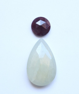 Ct.17.50 Natural Multi Sapphire & Ruby Rose Cut Faceted & Cabochon Set 9To22MM