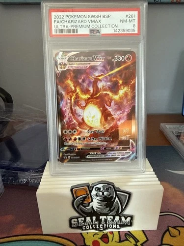 Pokémon TCG Charizard VMAX SWSH261 Sword & Shield Promo PSA 8