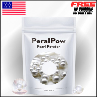 Pearl Powder Organic, 100g Natural DIY Skincare, Anti Aging, Minimizes Pores
