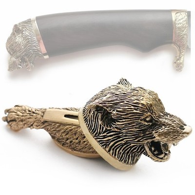 CooB Set Metal Knife Finger Guard Bolster Pommel WILD WOLF Knives Making Handle