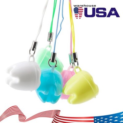 50Pcs Dental Kids Milk Tooth Save Storage Case Baby Teeth Holder Plastic Boxes