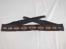 Vintage 1987 Harley Davidson Tie Back Head or Helmet Band Classic Bar Shield