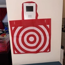 Red Target Reusable Shopping Bag 17.5 Inches X 15 Inches