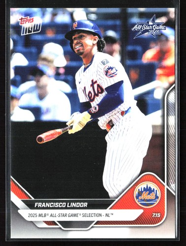 Francisco Lindor – 2025 Topps Now #ASG-FL 2025 MLB All-Star Game Set