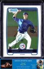 2012 Bowman *Casey Lawrence **Card #BCP54** AUTO (RC)