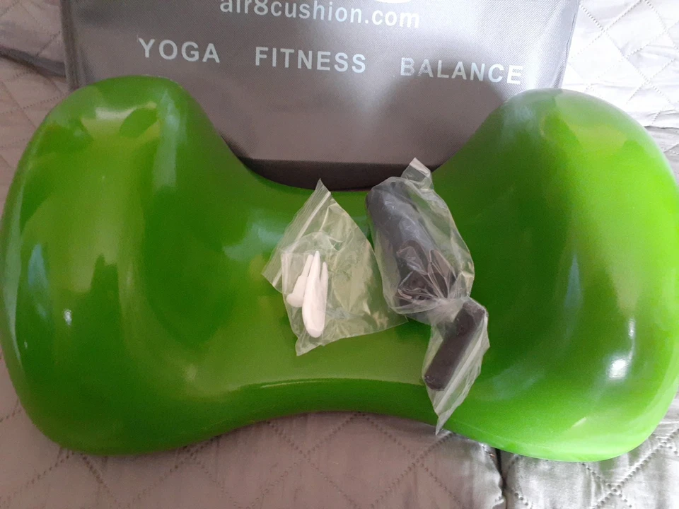 Cojín Air8 Multiusos YOGA Ejercicio Estabilidad Fitness y Equilibrio Verde Mediano Foto 4 de 4