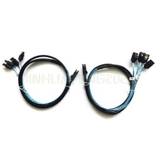 2x Mini SAS to 4-SATA SFF-8087 Multi-Lane Forward Breakout Cable 3 Feet /1M US